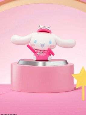hello kitty and friends pink party figure - cinnamoroll